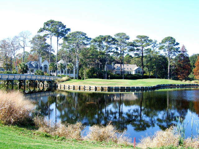 Arthur Hills course at Palmetto Dunes resort - Hole 2