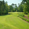 A view of a hole protected by bunkers at Blackmoor Golf Club