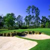 Waterway's Lakes Course No. 3 is typical of Trent Jones' well-guarded greens.