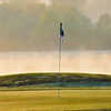 View of green in the morning at Northwoods Golf Course