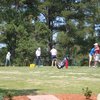 A view of the driving range tees at North Augusta Country Club