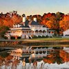 A view of the clubhouse at River Golf Club