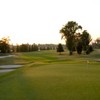 A view of the 1st green at River Golf Club