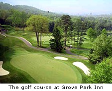 The golf course at Grove Park Inn