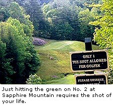 Sapphire Mountain Golf Club