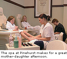 Mother-daughter pedicure